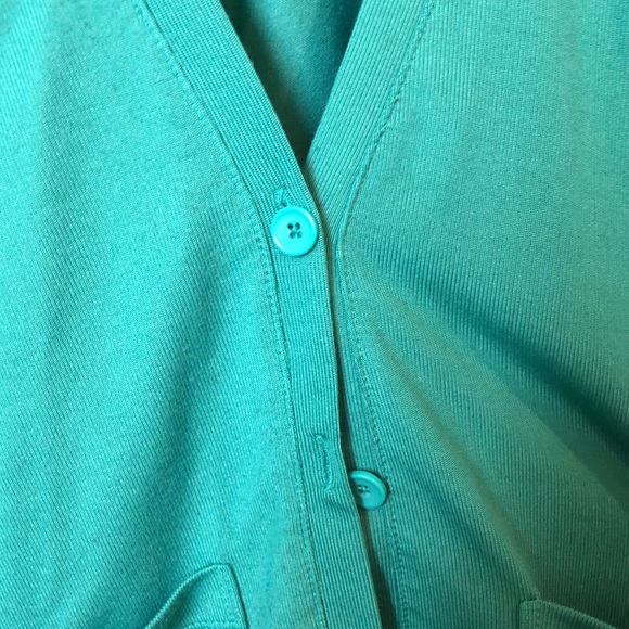 Like new Teal Cardigan - Picture 3 of 3